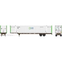 Athearn ATH-2653 - HO ATH 53´ Chassis with Container Chas.- UPHZ ´DCLI´ #168004, Con.- CFQU #821402