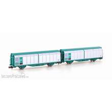 Hobbytrain H24682 - 2er Set Schiebewandwagen Hbbillns SNCF, Ep.V-VI, ex FS - Lemke